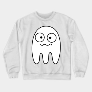 cute and friendly ghost Crewneck Sweatshirt